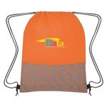 Bitmap Drawstring Backpack -  