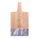 Black Marble & Bamboo Cutting Board -  