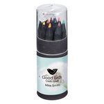 BLACKWOOD 12-PIECE COLORED PENCIL SET IN TUBE WITH SHARPENER