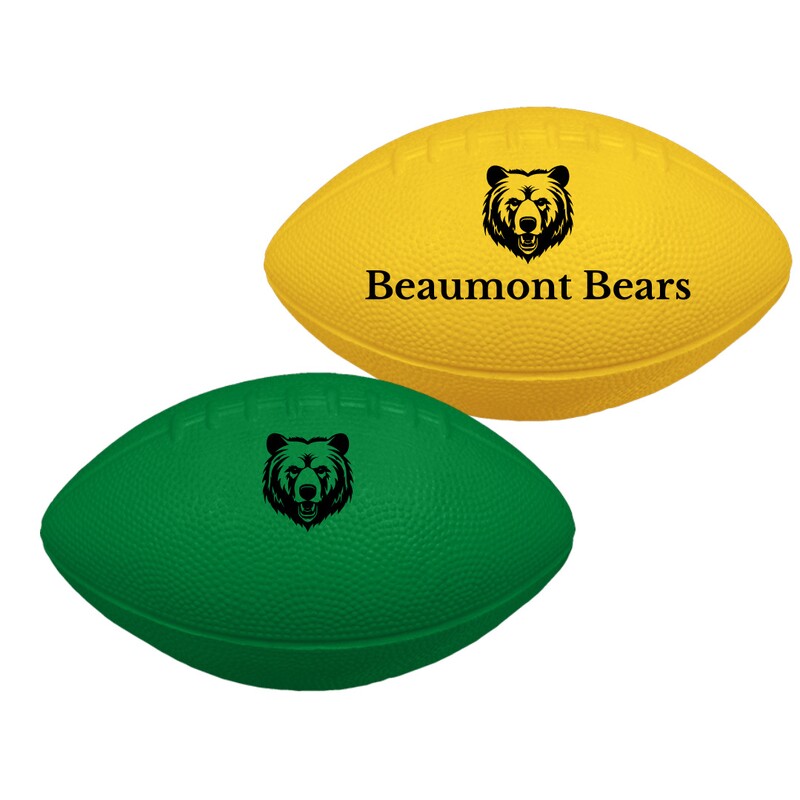 Main Product Image for Custom Solid Color Foam Football - Outlet Colors!