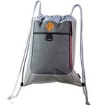 Bordeaux String Backpack by TarokoTM - Medium Gray