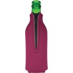 Bottle Zipper Scuba Coolie - Crimson