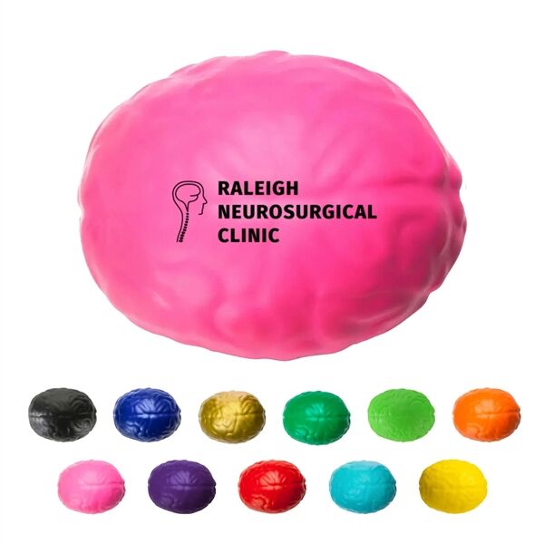 Main Product Image for Custom Printed Brain Stress Reliever