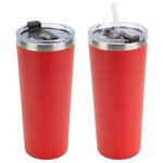 Brighton 20 oz Vacuum Insulated Stainless Steel Tumbler - Medium Red