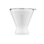 BruMate MargTini 10oz Martini / Margarita Tumbler - White