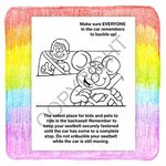 Buckle Up For Safety Coloring and Activity Book -
