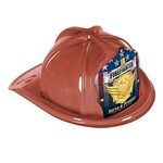 Buy Custom Imprinted Plastic Brown Fire Hat with Paper Shield