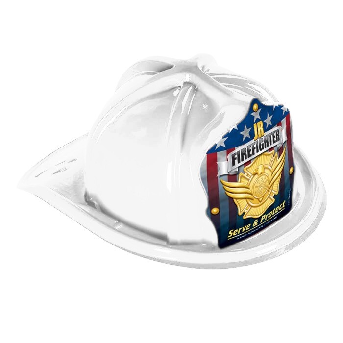 Main Product Image for Custom Imprinted Plastic White Fire Hat with Paper Shield