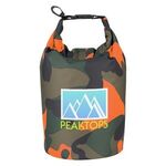 Camo Waterproof Dry Bag - Camo Orange