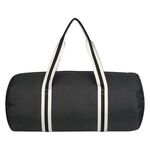 CAPETOWN HEATHERED DUFFEL BAG - Black