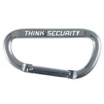 Carabiner, 80mm - Silver