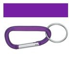 Carabiner With Split Ring 6mm - Purple