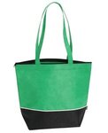 Carnival RPET Cooler Tote - Lime/black