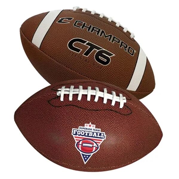 Main Product Image for Custom Printed ChamPro Full Size Footballs 14"