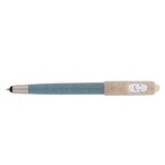 Charlie Plunge-Action Ballpoint / Stylus / Mood Pen - Light Blue