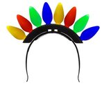 Christmas Bulb LED Mohawk Headband -  