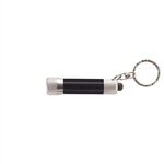 Chroma - Laser Engraved Metal LED Flashlight with Keyring - Black