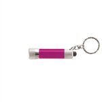 Chroma - Laser Engraved Metal LED Flashlight with Keyring - Pink