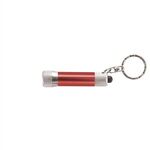 Chroma - Laser Engraved Metal LED Flashlight with Keyring - Red