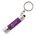 Chroma - Laser Engraved Metal LED Flashlight with Keyring -  