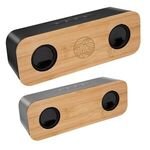 Buy Chrome & Bamboo Wireless Speaker