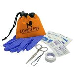 Cinch Tote - Pet Care Kit - Orange