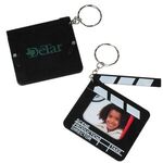 Clapboard Photo Key Chain - Black