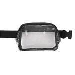 Clear Over-the-Shoulder Bag - Black