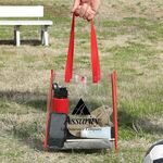 Clear Stadium Tote Bag - Red