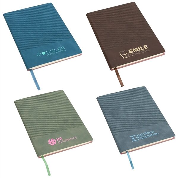 Main Product Image for Custom Printed Clique Ribbed Journal