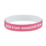 Colored Letter Silicone Bracelet -  