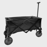 Compact Folding Beach Wagon - Black