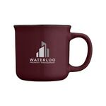 CORE365 12oz Ceramic Mug - Burgundy