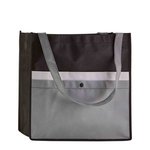 Corridor Snap Non-Woven Pocket Tote - Gray