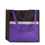 Corridor Snap Non-Woven Pocket Tote - Purple