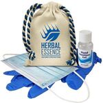 Buy Cotton Drawstring Sanitizer Kit