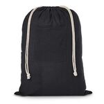 Cotton Laundry Bag - Black