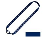 Cotton Water Bottle Shoulder Strap with Expandable Rubber O-R 1" - Royal Blue