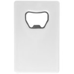 Credit Card Bottle Opener - White