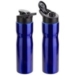 Crescent 25 oz Stainless Steel Bottle - Metallic Blue