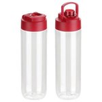 Criterium 24 oz Bottle - Clear Red