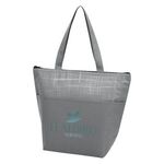 Crosshatch Non-Woven Cooler Bag - Gray