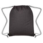 Crosshatch Non-Woven Drawstring Bag -  