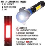 CROSSOVER-200 Tactical Multi-Functional Flashlight with COB -  