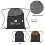 Buy Custom Printed Cubic Drawstring Bag