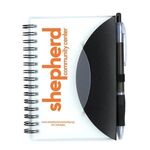 CUPERTION Stylish Spiral Notepad Notebook w/ Matching Color Pen