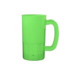 Custom Imprinted 14 Oz. Plastic Stein - Neon Green