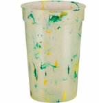 Custom Imprinted 17 oz. Confetti Stadium Cup - Green/Yellow