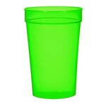 Custom Imprinted 17 oz. Translucent Stadium Cup - Transparent Green