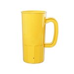 Custom Imprinted 22 Oz. Plastic Stein - Yellow